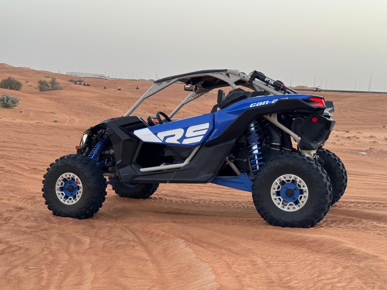 Can-Am dune buggy in Dubai desert